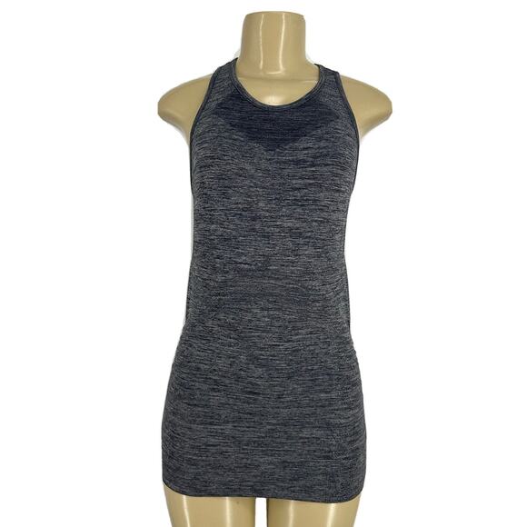 Athleta Small Women Pullover Tank Top Stretchy Athletic Racerback Grey Crew T10 - Picture 1 of 9